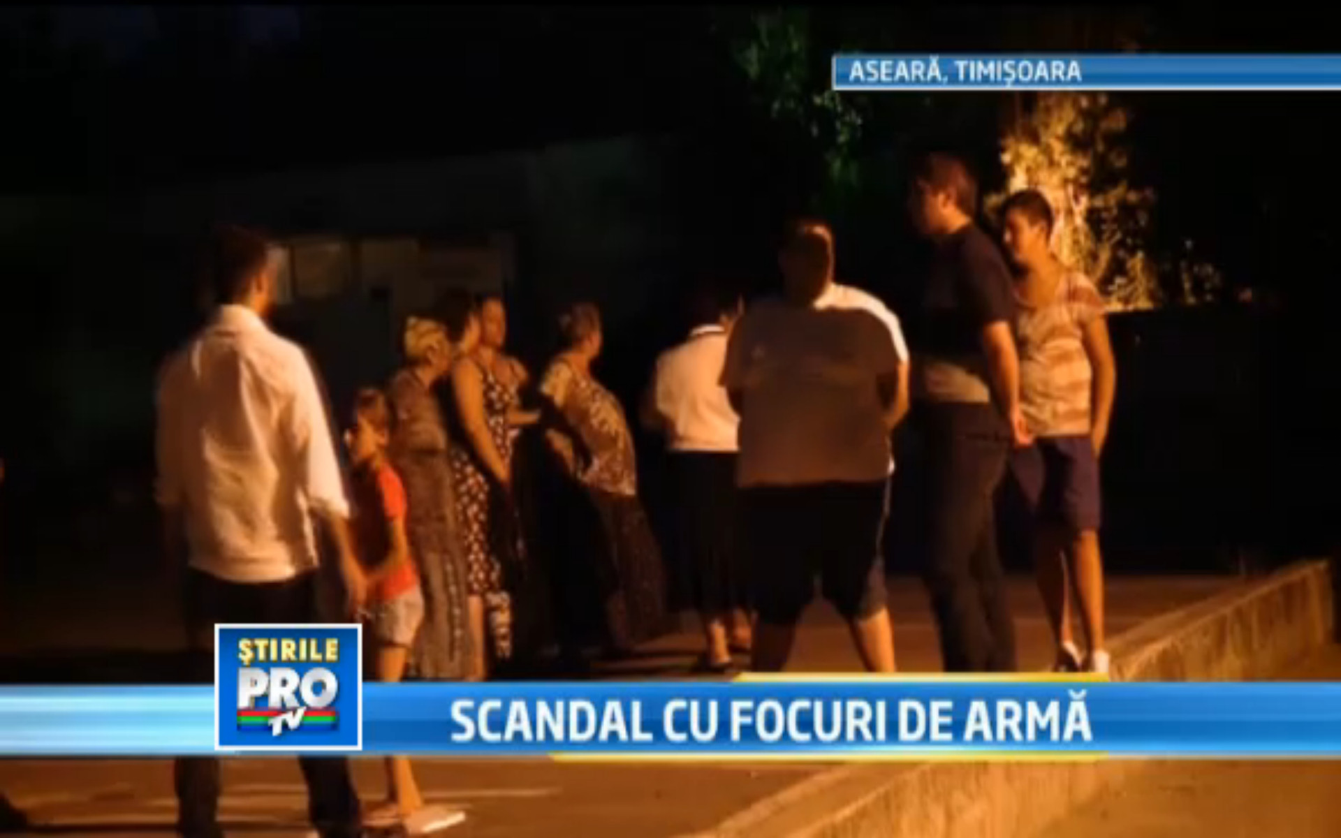 Scandal cu bate si topoare intre doua familii de rromi,la Timisoara. Jandarmii au tras cu arma.VIDEO