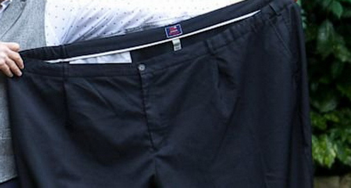"Asa aratau pantalonii mei inainte sa slabesc". Transformarea unui american dupa ce a slabit 111 kg