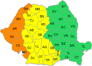 Vestul tarii se topeste. Meteorologii au emis COD PORTOCALIU de canicula