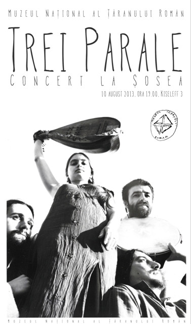 Concert pe muzica lui Anton Pann la Muzeul Taranului Roman cu trupa Trei Parale