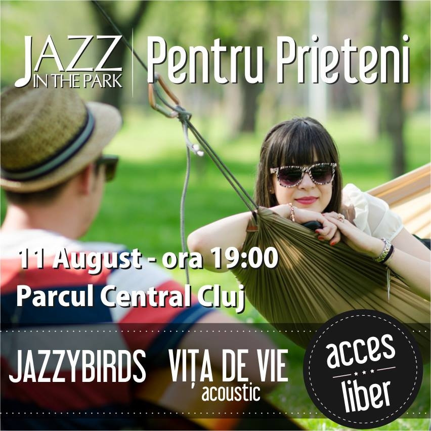Jazz in the Park revine la Cluj, pentru prieteni