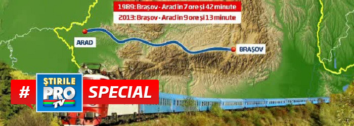 Trenurile CFR sunt mai lente cu 20km/ora ca inainte de 1989. In 40 de ani, vor ajunge sa stea pe loc