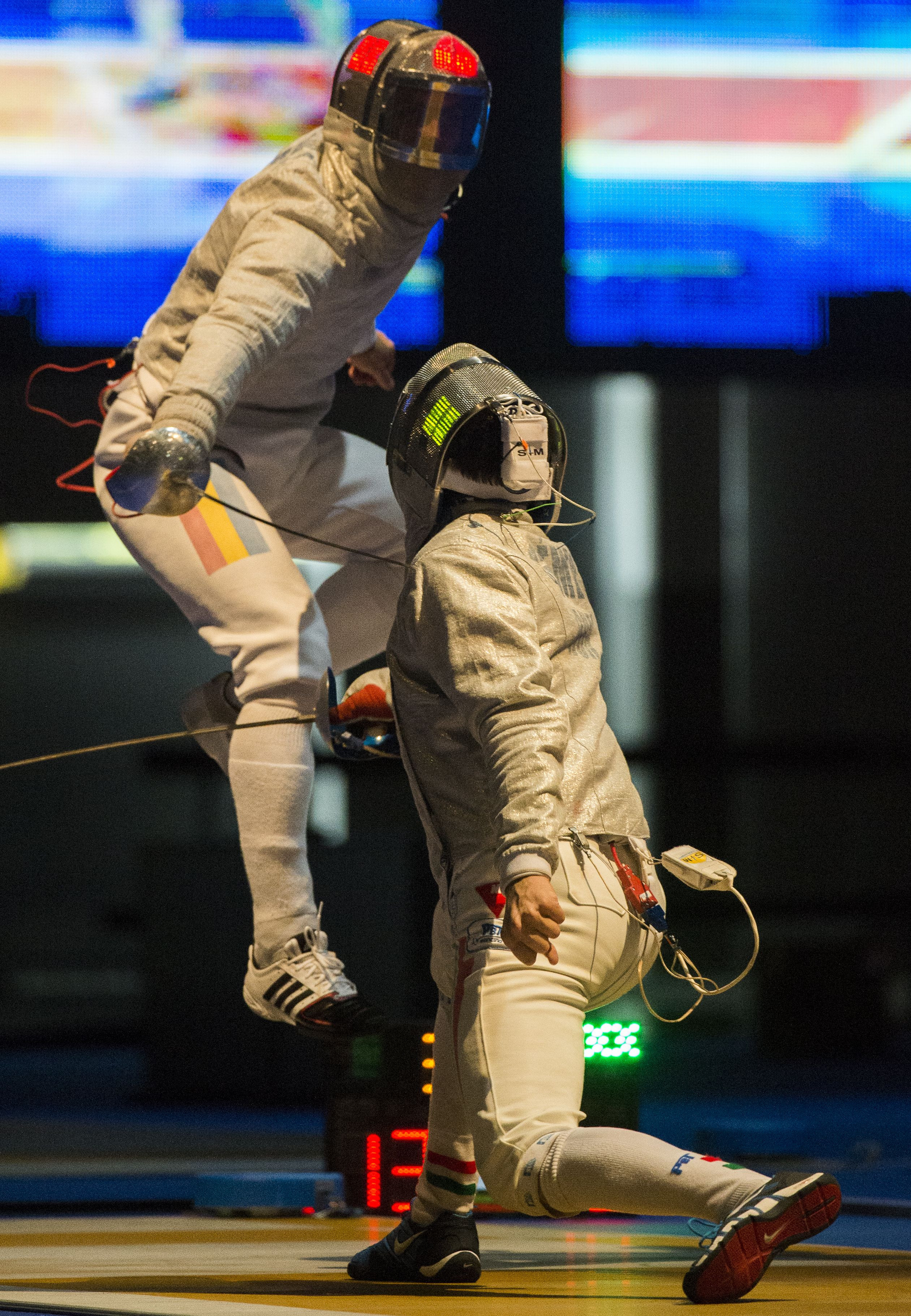 Echipa masculina de spada a Romaniei a obtinut medaliile de argint la Mondialele de la Budapesta