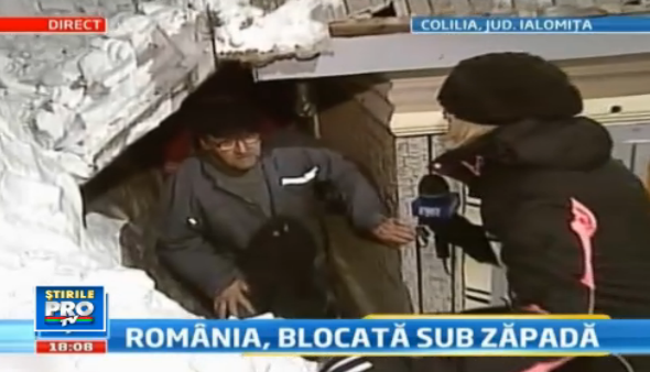 Stirile ProTV au fost nominalizate la premiile Emmy pentru reportajele "Romania sub zapada"