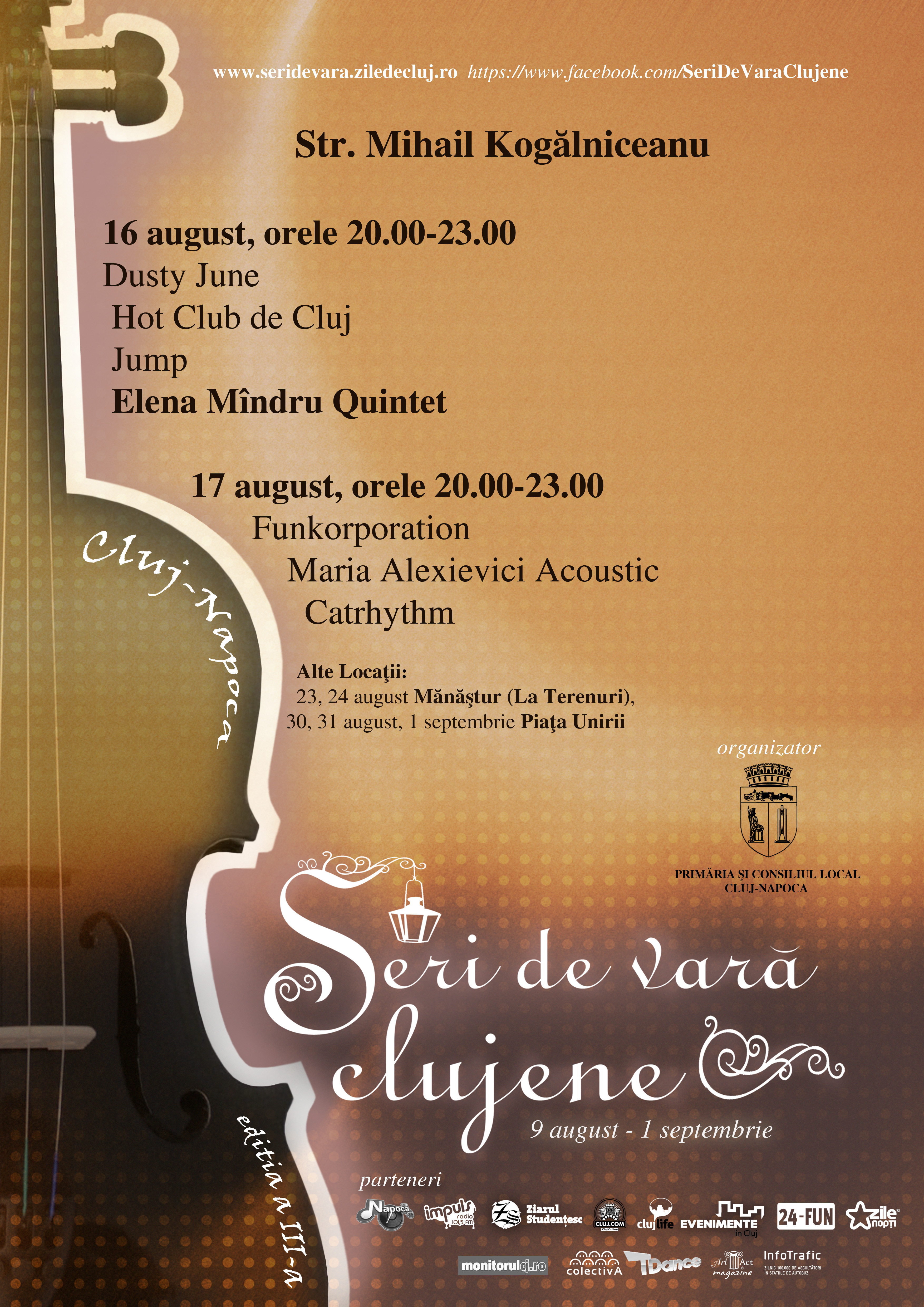 Atmosfera boema la Cluj. Serile de vara clujene continua cu jazz, blues si funk