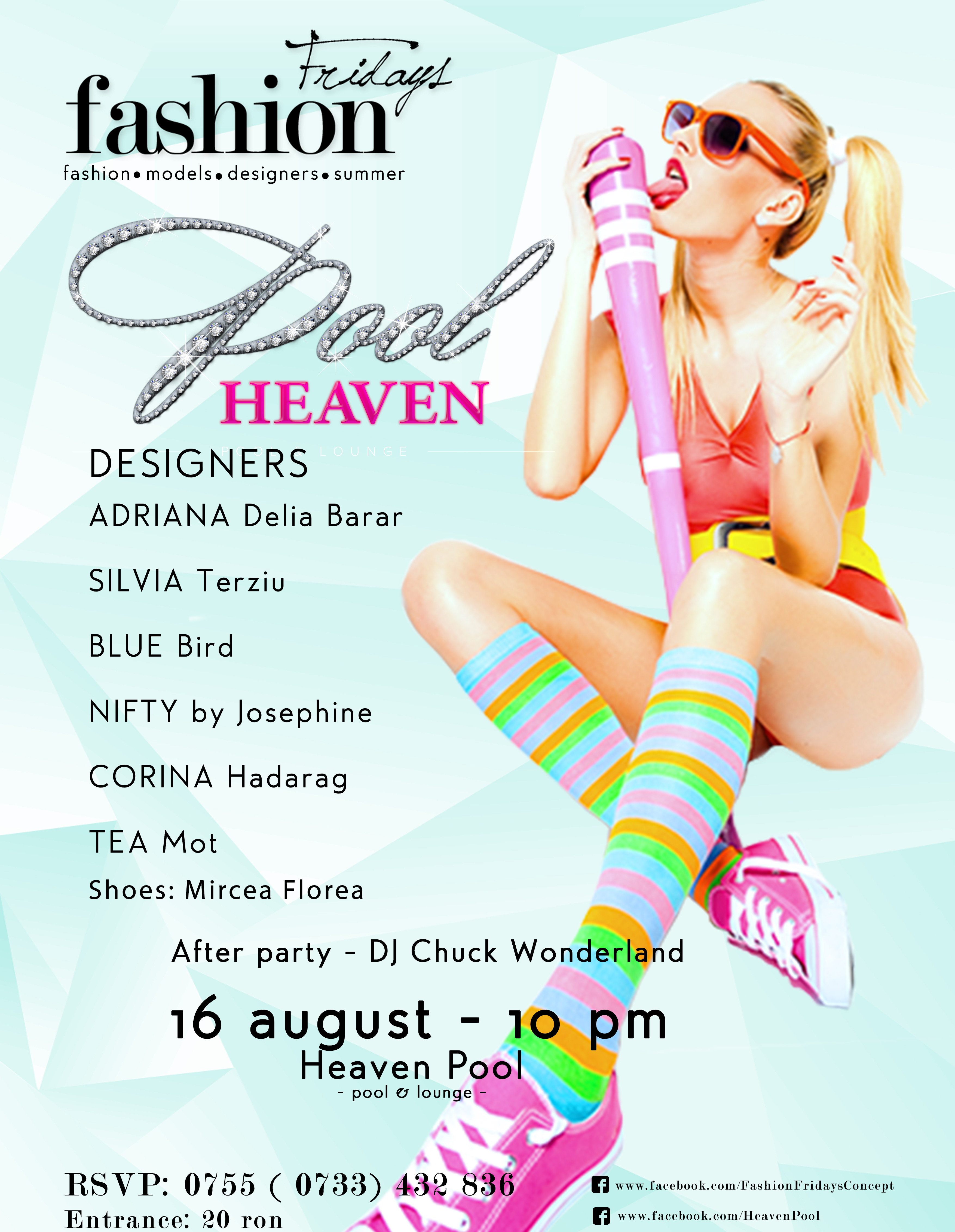 Moda ajunge si la piscina. Zeci de manechine vor defila la strand, de Fashion Fridays