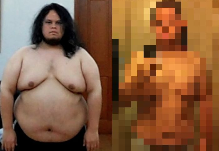 A reusit sa dea jos kilogramele in plus. Acum, insa, tanarul arata mult mai rau decat inainte. FOTO