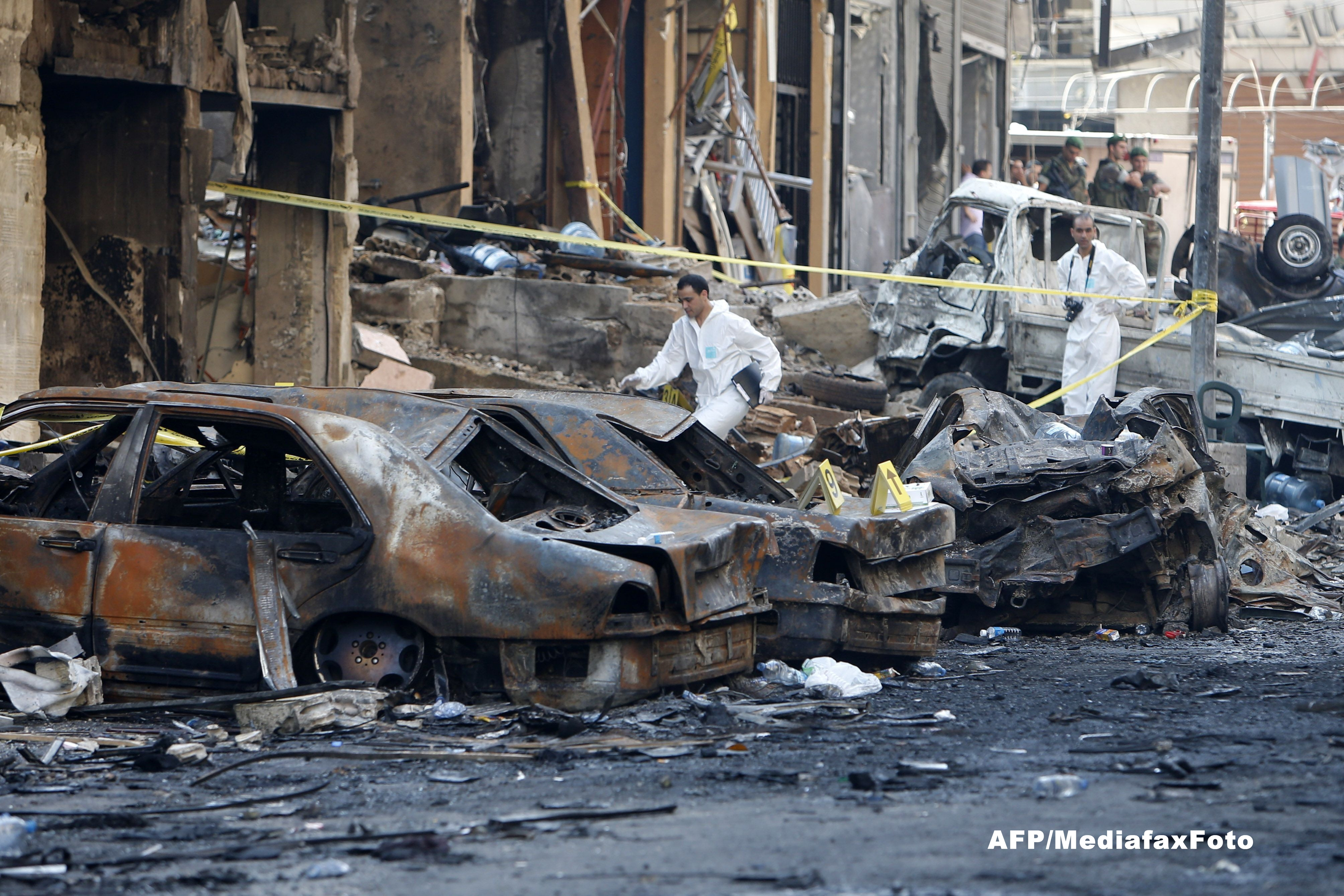 Cel mai sangeros atentat din ultimele 3 decenii comis in Beirut: 22 de morti, 325 de raniti. VIDEO