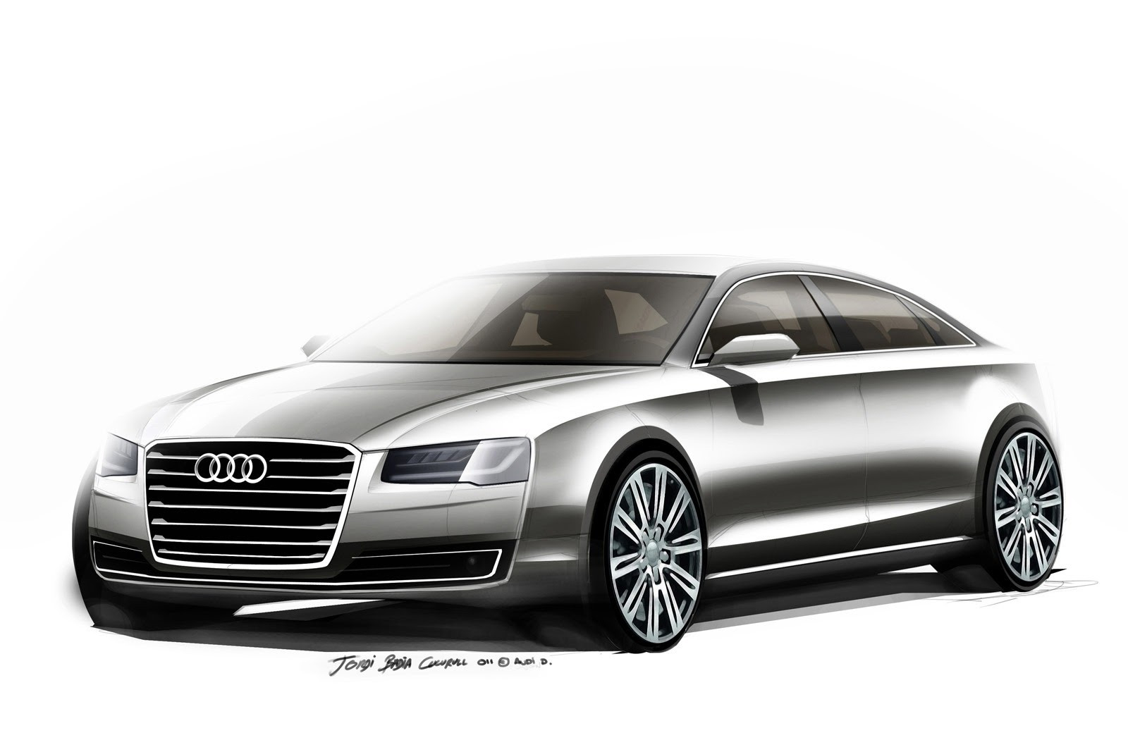 Audi A8 Facelift - 1