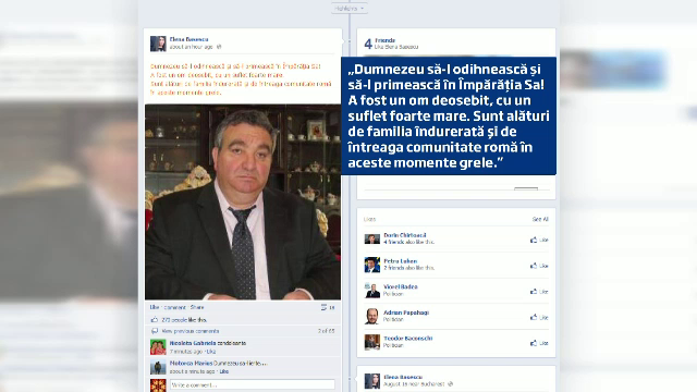 Comunitatea roma, in doliu. Florin Cioaba ar putea fi inmormantat joi, alaturi de tatal sau