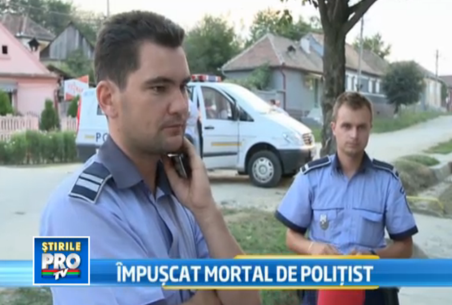 Un politist din judetul Sibiu este anchetat de procurori, dupa ce a impuscat mortal un satean