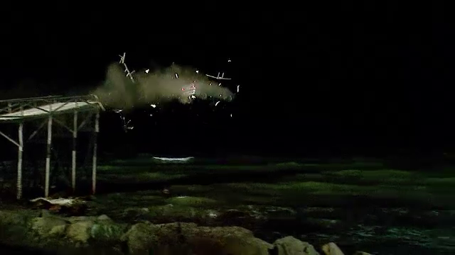 Un autoturism a plonjat in mare, de pe un pod, in zona comunei Tuzla