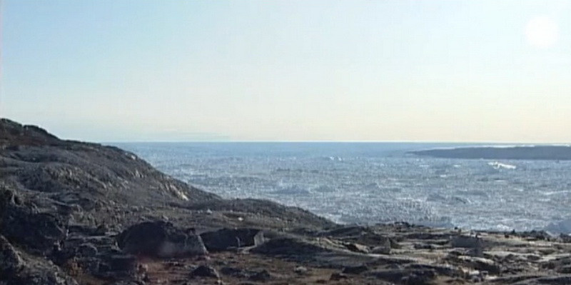 Oamenii de stiinta au descoperit un canion ascuns sub gheata din Groenlanda