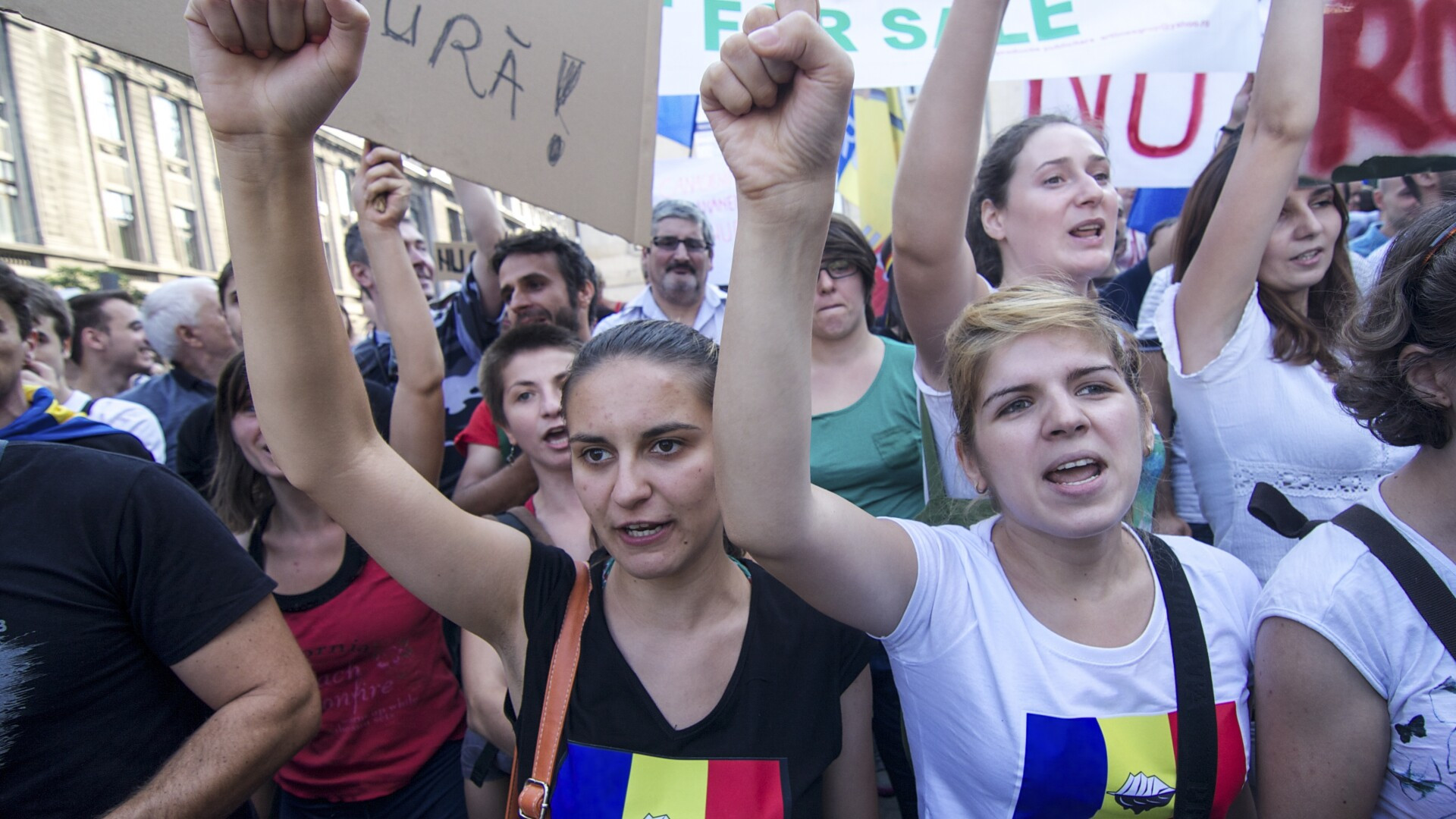 Proteste fata de proiectul Rosia Montana