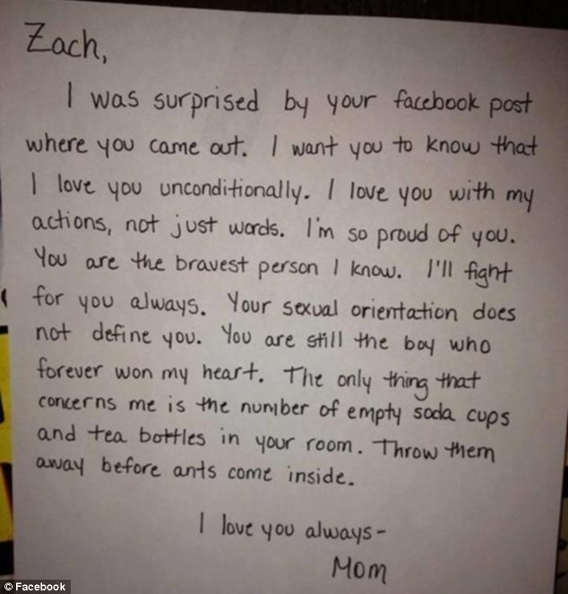 Reactia emotionanta a unei mame dupa ce a aflat ca fiul ei este gay