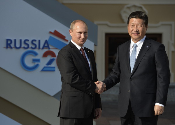 Vladimir Putin, primit oficial de Xi Jinping. Rusia intareste relatia cu China, in contextul crizei din Ucraina