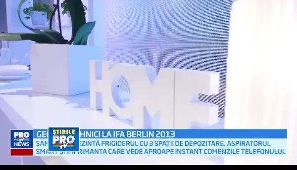 George Buhnici, de la IFA Berlin: imprimanta care vorbeste cu telefonul si aspiratorul smart