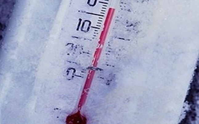 Prima temperatura negativa din aceasta toamna, de minus un grad Celsius, la Miercurea Ciuc