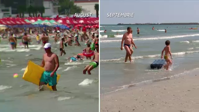 Plaje goale, apa calda si temperatura perfecta. Ce au gasit turistii care au fost la mare in weekend