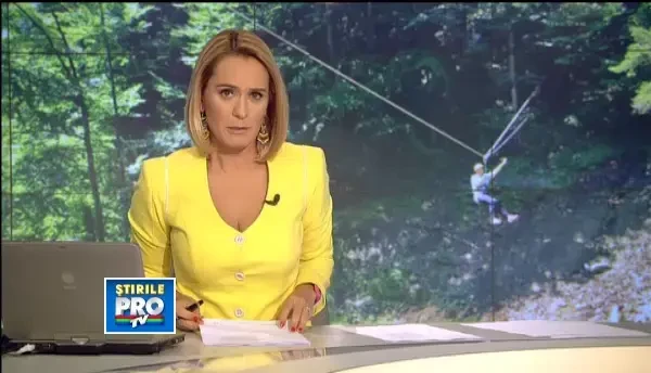 A cazut in gol de la 15 metri, in timp ce cobora cu tiroliana in statiunea Bran. Ce s-a intamplat