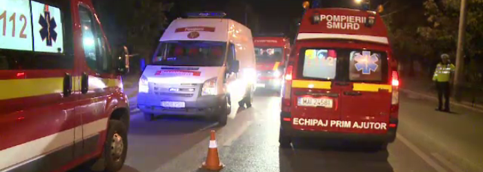 Accident in Nadlac. 3 persoane au murit, iar 29 sunt ranite,dupa ce doua autocare s-au lovit frontal