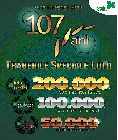 Tragere speciala la LOTO 6/49. Jucatorii au sanse duble de castig cu o singura varianta
