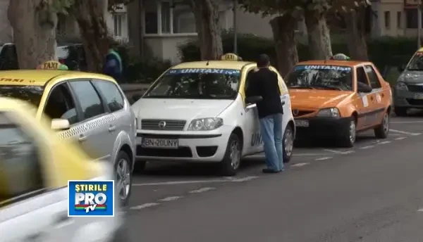 De frica sotiei sale, un taximetrist din Bistrita a pretins ca a fost jefuit de clienti