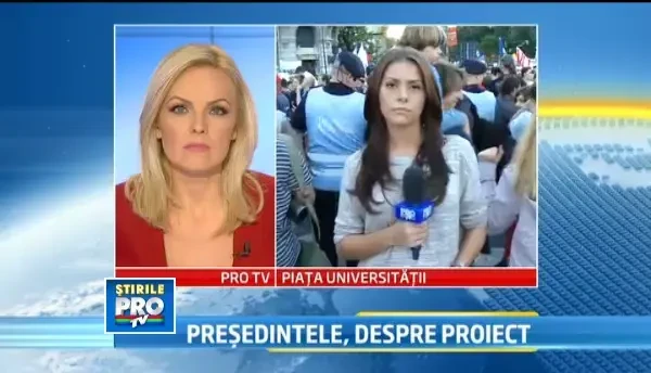 Peste 10.000 de oameni protesteaza fata de proiectul Rosia Montana. Centrul Capitalei a fost blocat