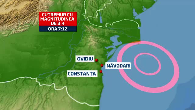 Un cutremur din Ucraina s-a simtit si pe litoralul romanesc. Turistii din Mamaia, "miscati" de seism