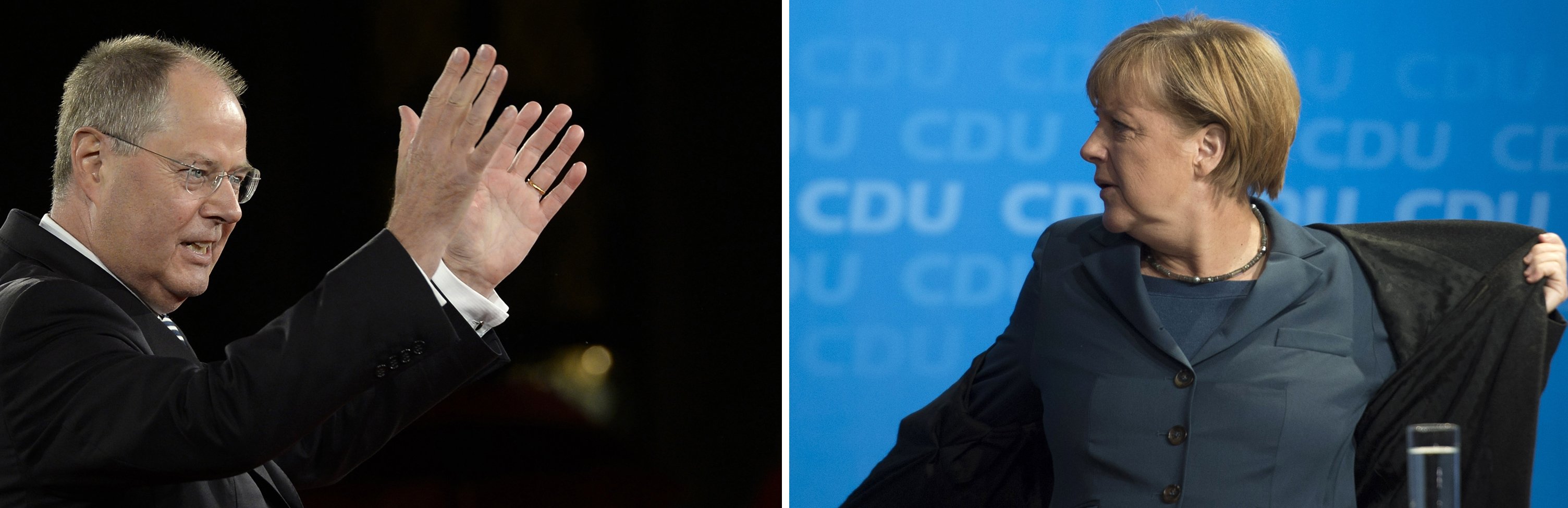 Angela Merkel, Peer Steinbr&uuml;ck
