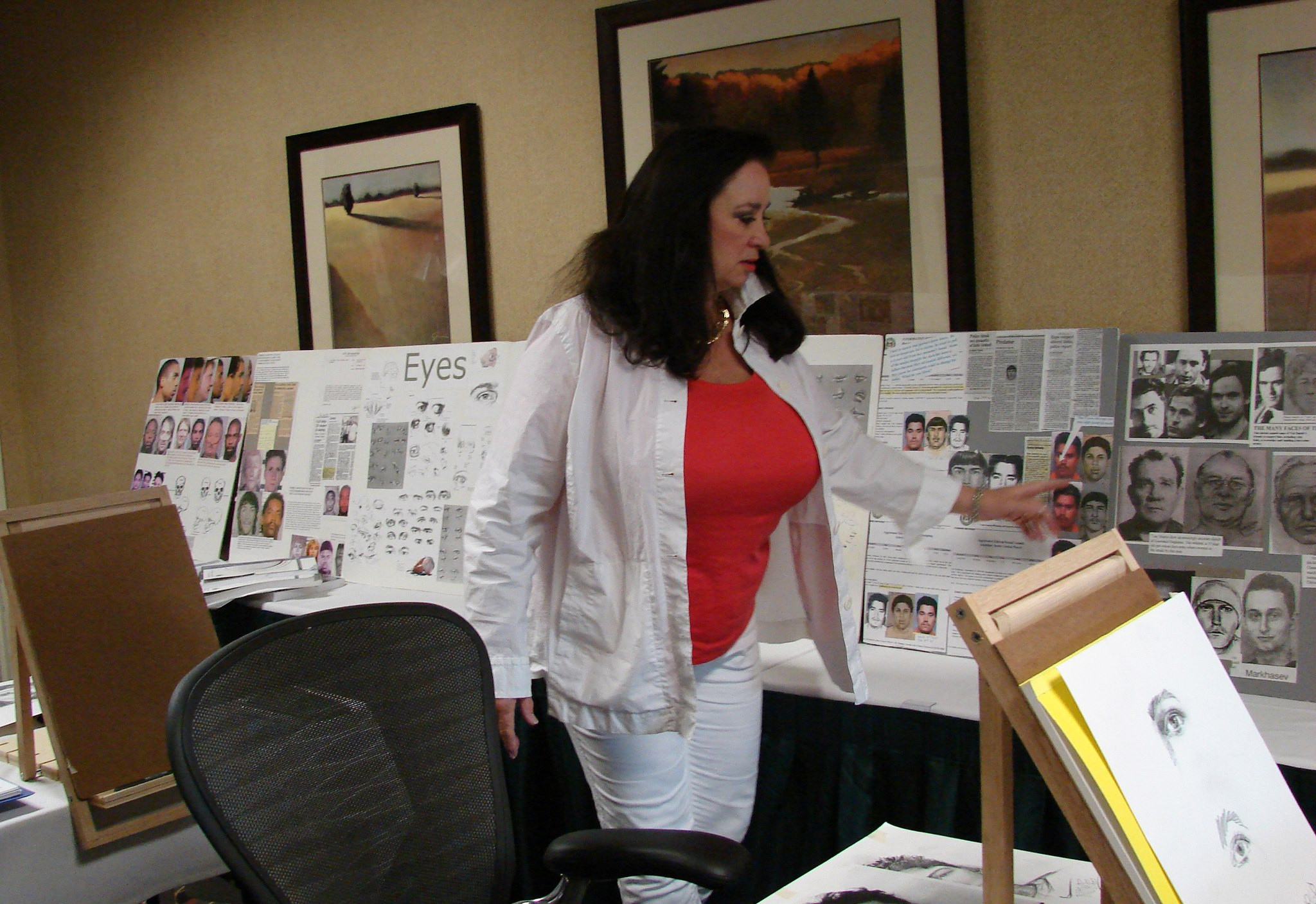 Cel mai bun artist criminalist din lume, trainer pentru criminalistii IPJ Bistrita-Nasaud