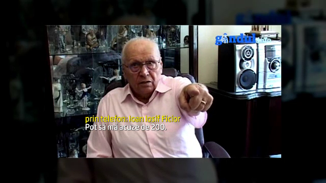 Reactia tortionarului Ficior pentru ProTV la acuzatiile de genocid: "Pot sa ma acuze de 200 crime"
