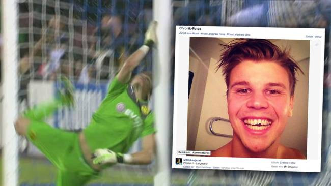 Cum arata portarul Borussiei Dortmund dupa ce intrat cu dintii in bara portii in Liga Campionilor