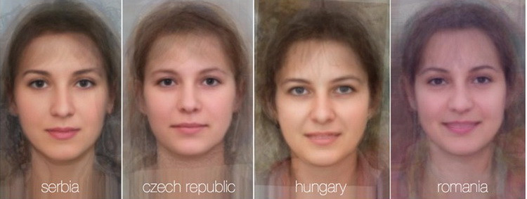 femei frumoase, colaj, Romania