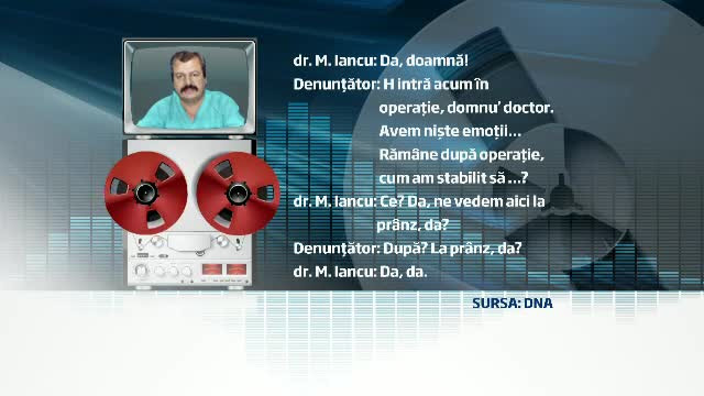 Codul dupa care lucra reputatul medic acuzat de luare de mita. "Returnam banii daca pacientul murea"