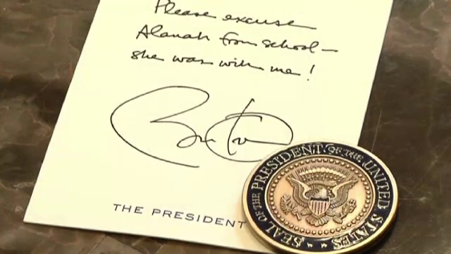 Cum a motivat o fetita absenta de la gradinita: "Am lipsit ieri pentru ca am fost cu Presedintele"