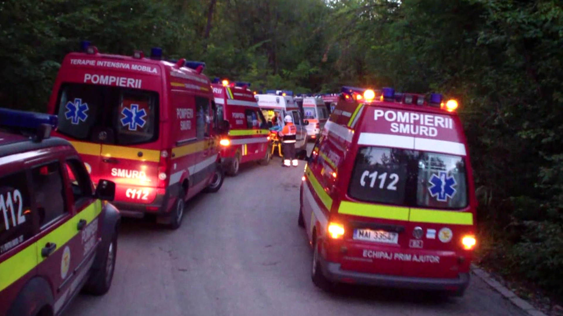 Plan ROSU de interventie pentru un grav accident soldat cu 2 morti si 15 raniti.Exercitiul ISU Bihor