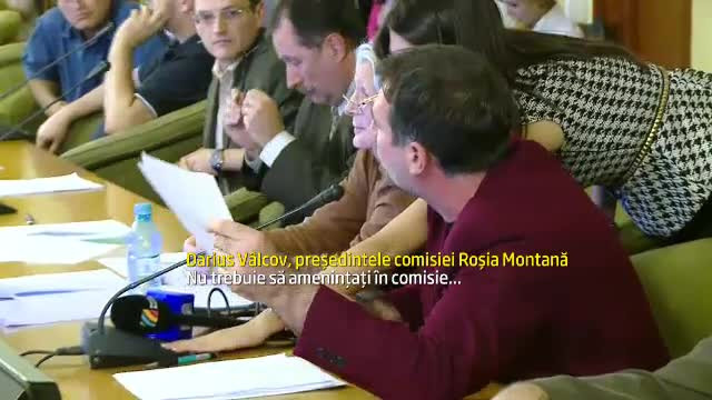 Amenintari si ironii intre protestatari si parlamentari pe tema Rosia Montana. "Vreti razboi civil?"