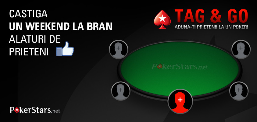 CONCURS Tag&Go. Castigi un weekend la Bran sa joci la cea mai tare masa de poker. Ce trebuie sa faci