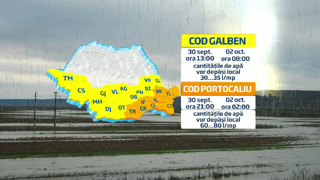 harta cod portocaliu