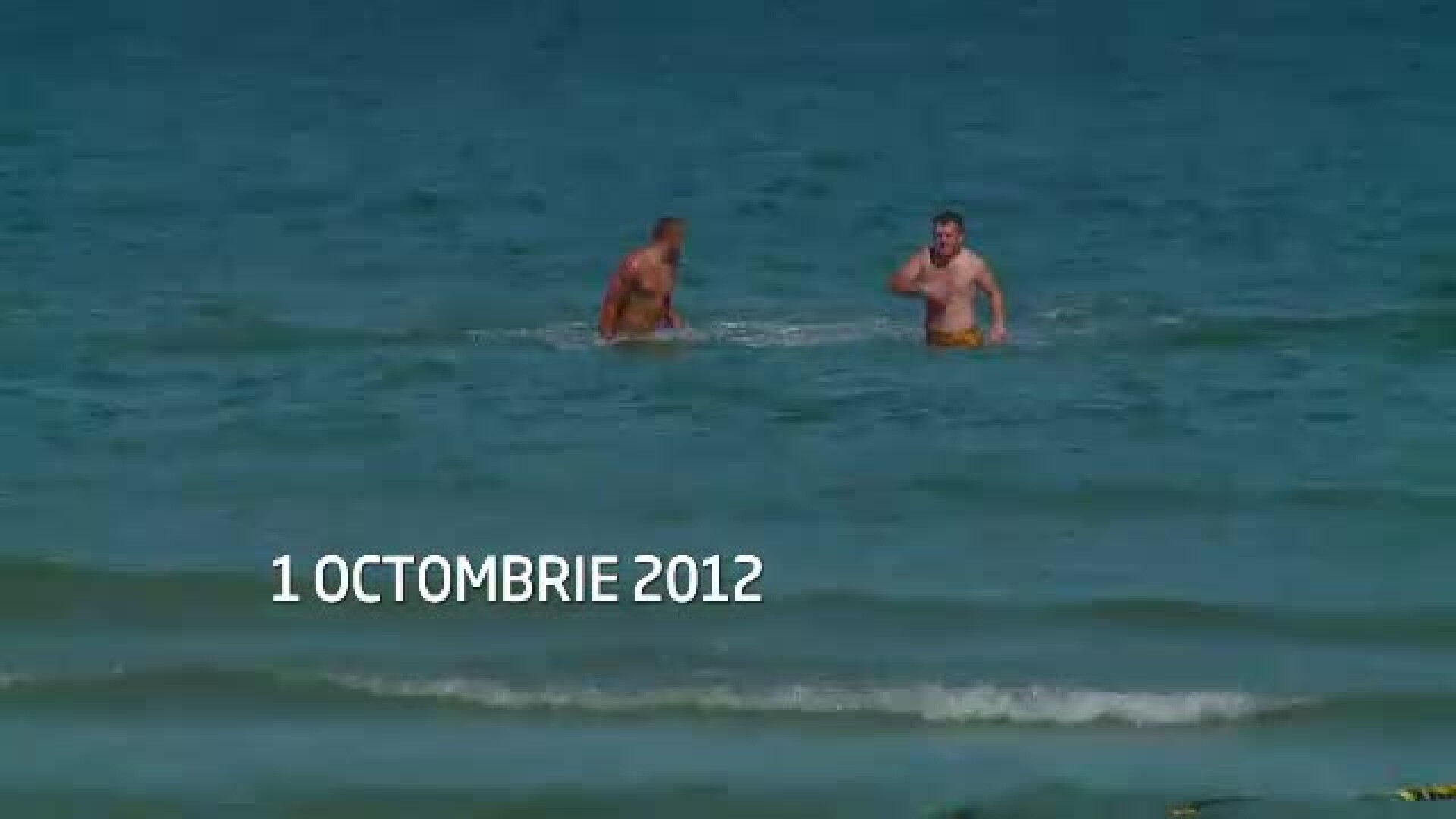 De la vremea de plaja din 2012, la furtuna dezlantuita din 2013. Litoralul in prima zi din octombrie