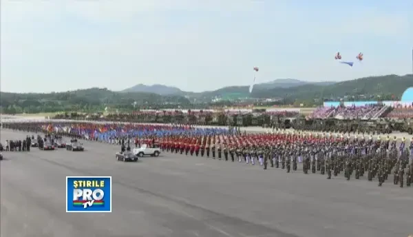 CLIPUL ZILEI: Pentru prima data, Coreea de Sud arata publicului noile sale rachete cu raza lunga de actiune