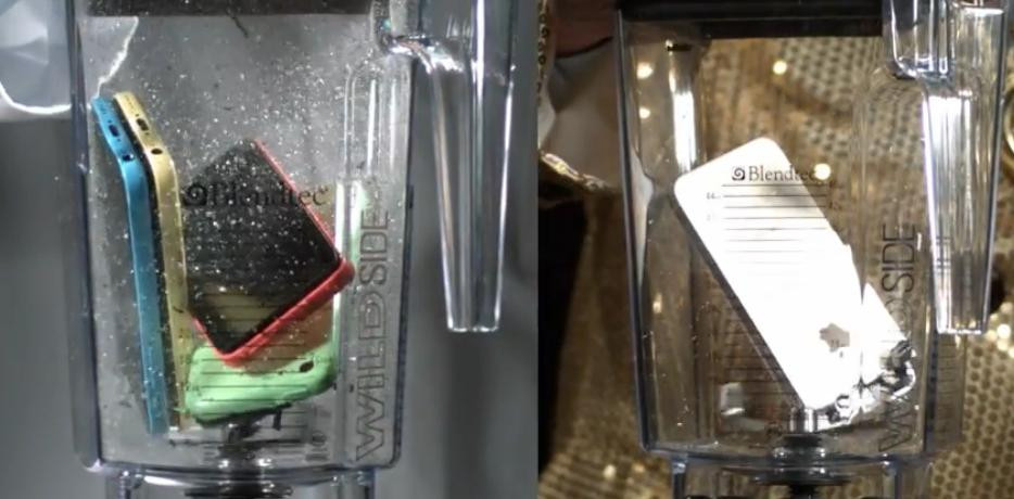 Cum arata iPhone 5C si iPhone 5S dupa ce au fost bagate intr-un blender. VIDEO