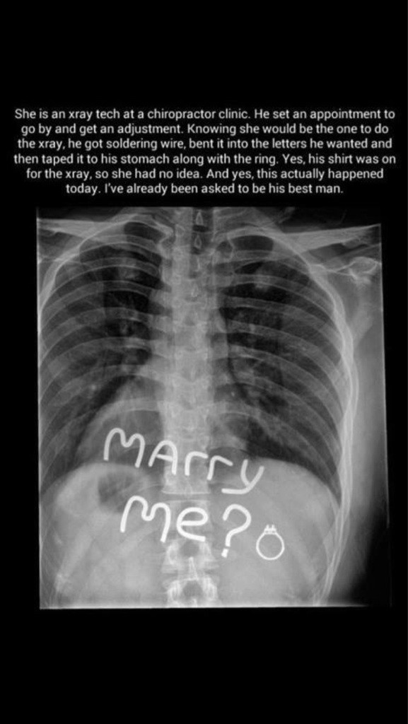 Ideea unui american: cum sa-ti ceri in casatorie iubita, medic radiolog