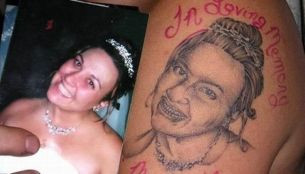 "Cel mai urat tatuaj din lume" arata acum altfel. Cum a fost modificat de un artist. FOTO