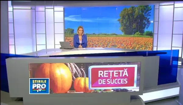 Romanii se bucura de recolte impresionante de dovleci.