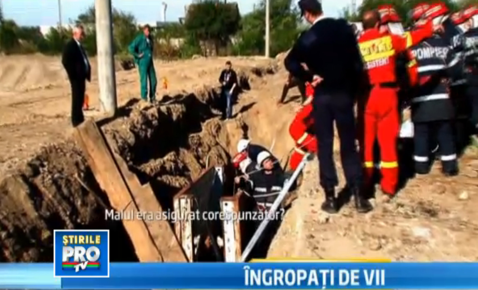 Trupurile muncitorilor ingropati de pamant au fost scoase la suprafata. S-a deschis o ancheta