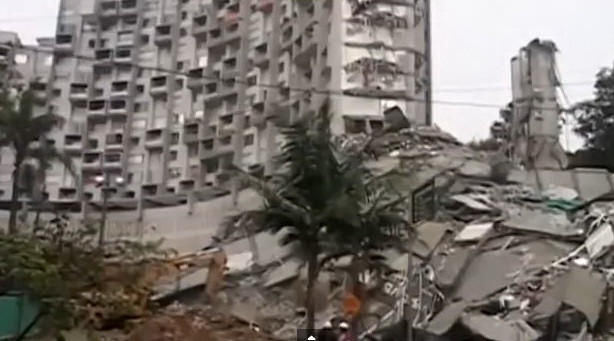 Dezastru in Columbia. O persoana a murit si alte 11 sunt disparute, dupa prabusirea unui bloc. VIDEO