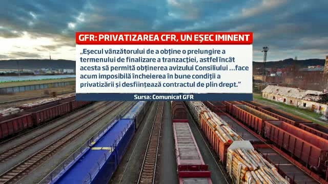 Scandalul Oltchim s-ar putea repeta. "Privatizarea CFR Marfa, un esec iminent"