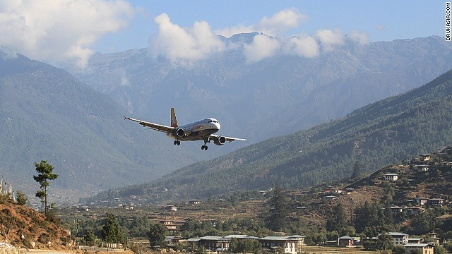 Paro Airport, Bhutan